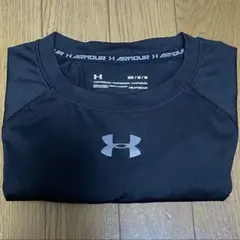 アンダーアーマー　ヒートギア　MD ブラック 黒 半袖