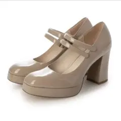 【1回のみ使用】JILL STUART ベージュ ハイヒール・パンプス M