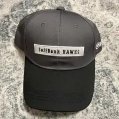 SoftBank HAWKS ソフトバンクホークス グレー/ブラック　キャップ