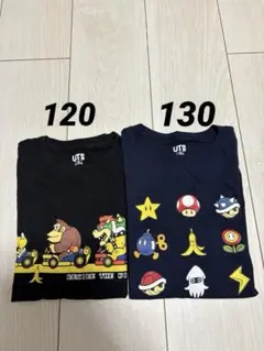 マリオカート　キッズ　120 130 ユニクロ　tシャツ 2枚セット