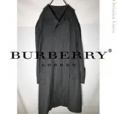 Burberry グレンチェック ウール ステンカラーコート