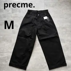 新品タグ付き！precme. プレクミー タック　ワイドデニムパンツ
