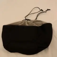 【美品】ジュストカンパーニュ インナーバッグ 黒 × グレー
