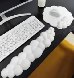 マウスパッド リストレストゲーミングデスク ゲーミング 雲 可愛い ゲーマー