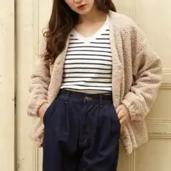最終値下げ◎ INGNI ボア ブルゾン アウター シールボアカーディガン