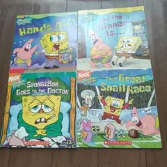 スプンジボブ 絵本セット 4冊