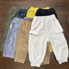 80サイズ長ズボン７本セット