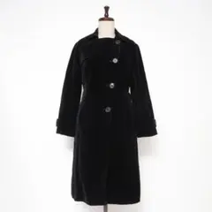 ジョルジュレッシュ ベロアトレンチコート レディース 黒 36*BD1121