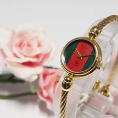 美品 グッチ GUCCI 2700 ワイヤー バングルウォッチ腕時計 箱 860 美品 グッチ GUCCI 2700 ワイヤー バングルウォッチ腕時計 箱