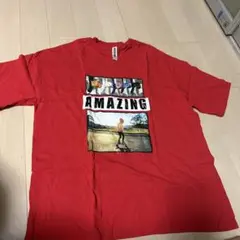 レッド Tシャツ AMAZING スケートボード M