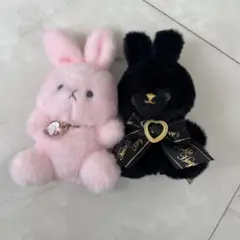 うさぎ　ぬいぐるみキーホルダー