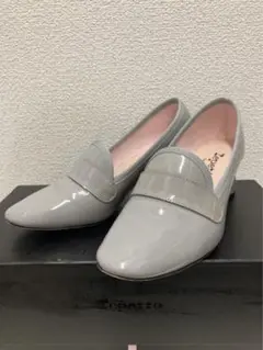 レペット♡エルビス Elvis ブルーグレー 36 ローファー ヒール