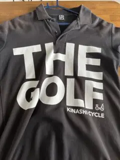 THE GOLF KINASHI CYCLE ポロシャツ 黒