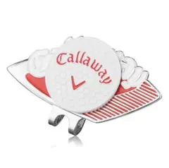 Callaway GOLF ゴルフマーカークマ 赤