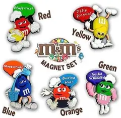 エムアンドエムズ 【M&M's】 マグネット 5個セット