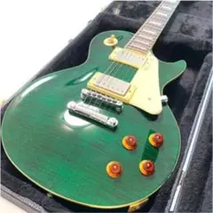 【良品/レアカラー】grassroots レスポール シースルーグリーン
