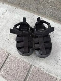 ブラックストラップサンダル 13cm