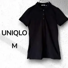 【UNIQLO】半袖ポロシャツ　レディース　黒　サイズM