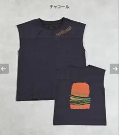 MARKEYS マーキーズ モチーフフットボール Tシャツ ハンバーガー 140