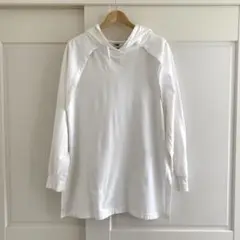 H BEAUTY&YOUTH SWEAT HOODIE パーカー ホワイト 美品