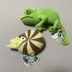 オウムガイ　カメレオン　ぬいぐるみ