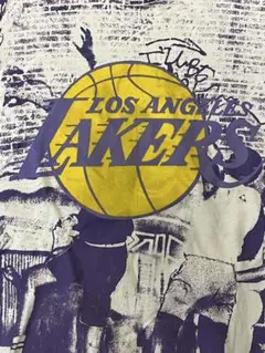 90s Los Angeles Lakers AOP Tシャツ Lサイズ