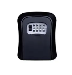ダイヤル式キーボックス ブラック 壁掛け