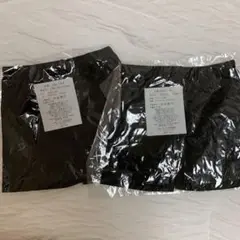 [新品未使用]130cm 2枚セット ブラック スパッツ 1分丈