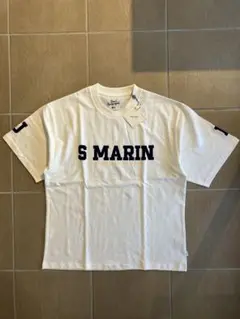 DUAL VOICE オーガニックコットン天竺 S MARlN プリントTシャツ