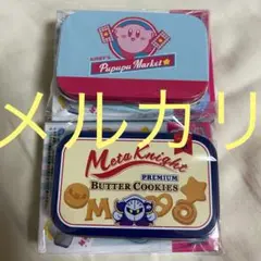 星のカービィ　プププマーケット 缶ケース　カービィ メタナイト