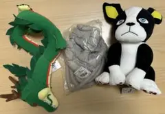 プライズ品、ドラゴンボール、ジョジョの奇妙な冒険 ぬいぐるみ3種セット