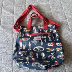 Cath Kidston 宇宙ロケット柄 ショルダーバッグ