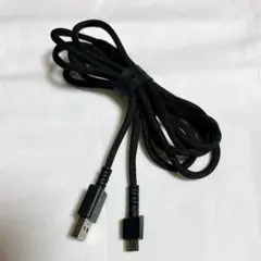 USB充電ケーブル1.8 M 黒 ワイヤレスゲームマウス用