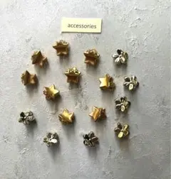 ゴールド ヘアクリップSET