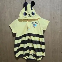ミツバチ風ロンパース◇ハチさん◇イエロー◇80cm
