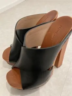 CELINE レザー サンダル ミュール セリーヌ