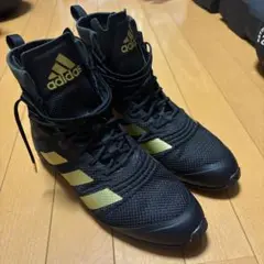 adidas ボクシングシューズ 8 US 黒/金 Speedex