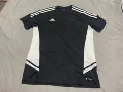 【中古】アディダスCONDIVO22半袖シャツ4XO黒①