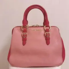 miumiu マドラス2wayハンドバッグショルダーバッグ