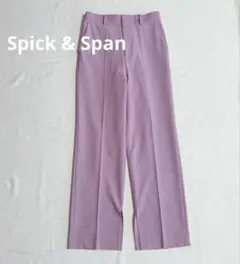 美品 23SS Spick & Span ハイブリッドトロストレートパンツ 38