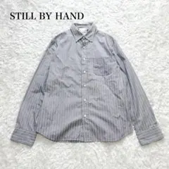 STILL BY HAND スティルバイハンド ストライプシャツ　サイズ46