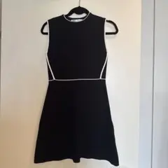 ZARA ブラック ノースリーブ ミニワンピース
