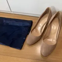 美品！Sergio Rossi ベージュパンプス 35 保存袋付き