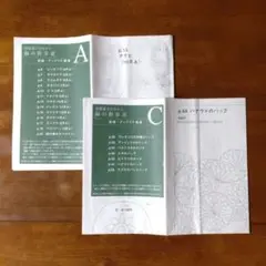 「斉藤謠子のキルト 緑の散歩道」型紙・アップリケ図案のみ