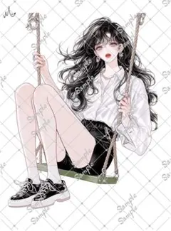 ℳ.オリジナル 人物ステッカー 7月新作 3-35