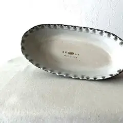 オーバル型　浅鉢【未使用】　ナチュラル