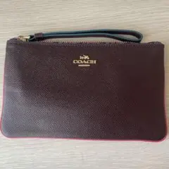 未使用品: COACH コーチ ポーチ 小物　小銭入れ