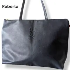 Roberta　ロベルタディカメリーノ　トートバッグ　肩掛け　ネイビー　付録