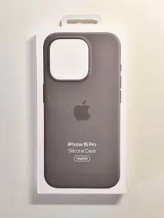 【新品】純正 iPhone 15 Pro シリコンケース・クレイ①