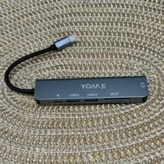値下げしました❣️ USB C ハブ 6-in-1 HDMI Type-Cアダプタ